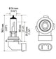 Hella H10 12V 65W Xen White Bulb (Pair)