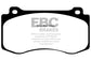 EBC 05-10 Chrysler 300C 6.1 SRT8 Yellowstuff Front Brake Pads (Excl 6 Piston Calipers)
