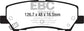 EBC 15+ Ford Mustang 2.3 Turbo Yellowstuff Rear Brake Pads