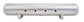 Air Lift 5 Gal Alum Air Tank - (4) 3/8in Face Ports & 1/4in Drain Port - 36in L X 6in D