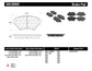 StopTech Performance 01-05 Miata w/ Sport Suspension Front Brake Pads D890