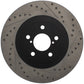 StopTech 02-10 Subaru WRX Slotted & Drilled Right Front Rotor (exc. STi)