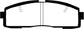 EBC 86-92 Toyota Supra 2.8 Yellowstuff Rear Brake Pads