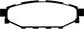 EBC 12+ Subaru BRZ 2.0 (solid rear rotors) Redstuff Rear Brake Pads