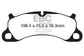 EBC 12-15 Porsche 911 (991) (Cast Iron Rotor only) 3.8 Carrera S Redstuff Front Brake Pads