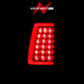 ANZO 1999-2002 Chevy Silverado 1500 LED Taillights Plank Style Black w/Clear Lens