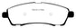 EBC 00-02 Ford Excursion 5.4 2WD Greenstuff Rear Brake Pads
