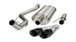 Corsa 2011-2014 Ford F-150 Raptor 6.2L V8 Black Sport Cat-Back Exhaust