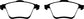 EBC 06-09 Mazda 6 2.3 Turbo (Mazdaspeed) Redstuff Front Brake Pads