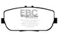 EBC 06-15 Mazda Miata MX5 2.0 Redstuff Rear Brake Pads