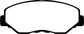 EBC 13-15 Acura ILX 1.5 Hybrid Yellowstuff Front Brake Pads