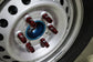 Mishimoto Aluminum Locking Lug Nuts M12x1.5 27pc Set Red