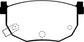 EBC 99-01 Hyundai Elantra 2.0 Ultimax2 Rear Brake Pads