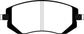 EBC 04-06 Saab 9-2X 2.0 Turbo Greenstuff Front Brake Pads