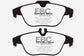 EBC 12-14 Mercedes-Benz C250 (W204) 1.8 Turbo Yellowstuff Rear Brake Pads