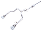 AWE Tuning 4th Gen GM 1500 5.3L 0FG Catback Split Rear Exit (w/ Bumper Cutouts) - Quad Chrome Tips