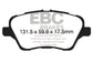 EBC 2017+ Ford Fiesta (MK7) Bluestuff Front Brake Pads