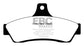EBC 03-04 Pontiac GTO 5.7 (Solid Rear Rotors) Yellowstuff Rear Brake Pads