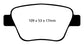 EBC 10-13 Audi A3 2.0 Turbo (Bosch rear caliper) Greenstuff Rear Brake Pads