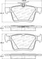 StopTech 2014 Acura TSX Sport Performance Rear Brake Pads