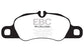EBC 09-12 Porsche 911 (997) (Cast Iron Rotor only) 3.6 Carrera 2 Yellowstuff Front Brake Pads