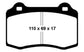EBC 96-03 Alfa Romeo GTV 3.0 (Brembo) Redstuff Front Brake Pads