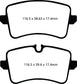 EBC 11 Audi A6 2.0 Turbo Yellowstuff Rear Brake Pads