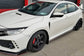 Rally Armor 17-22 Honda Civic Type R Red UR Mud Flap w/White Logo