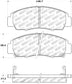 StopTech Street Touring 04-09 Acura TSX / 09 Accord V6 Coupe ONLY Front Brake Pads