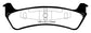 EBC 95-01 Ford Explorer 4.0 2WD Yellowstuff Rear Brake Pads