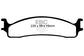 EBC 06-11 Dodge Ram 1500 Mega Cab 2WD Yellowstuff Front Brake Pads