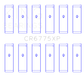 King Nissan VQ35DE (Size STD) Performance Rod Bearing Set