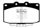 EBC 86-89 Mazda RX7 2.4 (1.3 Rotary)(Vented Rear Rotors) Redstuff Front Brake Pads