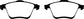 EBC 06-09 Mazda 6 2.3 Turbo (Mazdaspeed) Redstuff Front Brake Pads
