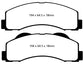 EBC 15+ Ford Expedition 3.5 Twin Turbo 2WD Greenstuff Front Brake Pads