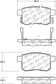 StopTech Sport Performance 11-17 Honda Accord Rear Brake Pads