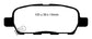 EBC 03-05 Infiniti FX35 3.5 Yellowstuff Rear Brake Pads