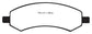 EBC 06-09 Chrysler Aspen 4.7 Greenstuff Front Brake Pads