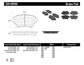StopTech Performance 01-05 Miata w/ Sport Suspension Front Brake Pads D890