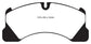 EBC 10+ Porsche Cayenne 3.0 Supercharged Hybrid Yellowstuff Front Brake Pads