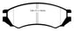 EBC 91-93 Nissan NX 2.0 (ABS) Yellowstuff Front Brake Pads