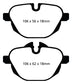 EBC 14+ BMW i8 1.5 Turbo/Electric Yellowstuff Rear Brake Pads