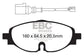 EBC 15-19 Volkswagen GTI (Mk7) Redstuff Front Brake Pads
