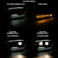 ANZO 2009-2018 Dodge Ram 1500 Projector H.L. Switchback Black Amber