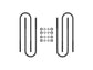 ICON 00-04 Ford F-250/F-350 Front Semi Round U-Bolt Kit