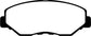 EBC 13-15 Acura ILX 1.5 Hybrid Greenstuff Front Brake Pads