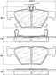 StopTech 16-21 WRX Street Brake Pads - Rear