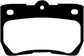 EBC 06-07 Lexus GS300 3.0 Redstuff Rear Brake Pads