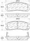 StopTech Performance 4/89-99 Mitsubishi Eclipse GST Rear Brake Pads
