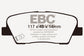 EBC 11+ Hyundai Equus 4.6 Redstuff Rear Brake Pads